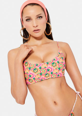 Sienna Mod Floral Bikini Top