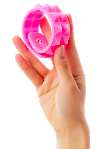 Luxor Double Pyramid Rubber Bracelet