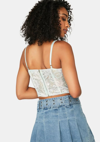 Secret Bloom Lace Bustier