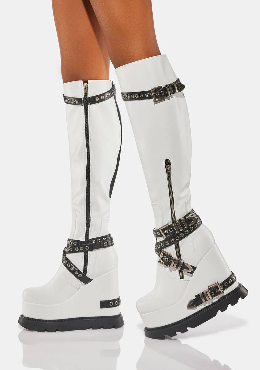 St. Trinian's Wedge Boots