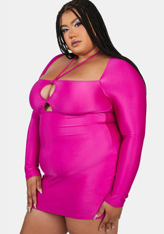 Plus Am I The Drama Mini Dress