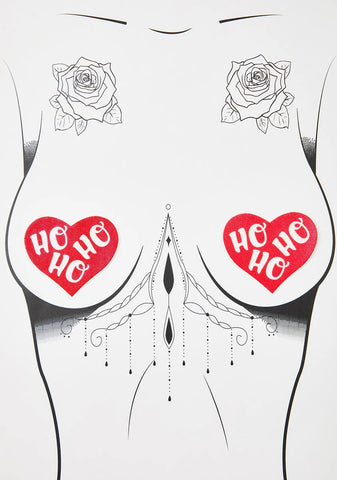 HOHOHO Heart Pasties