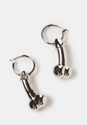 Dick Earrings