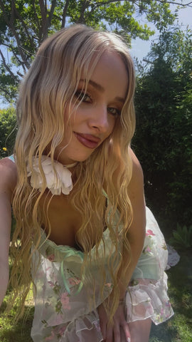 Heaven Struck Babydoll Dress - Sage