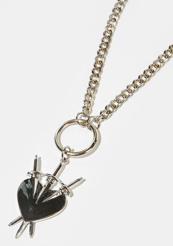 No Love Lost Chain Necklace