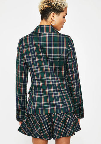 Designer Dollz Plaid Blazer