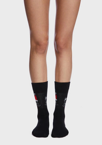 Catmas Crew Socks