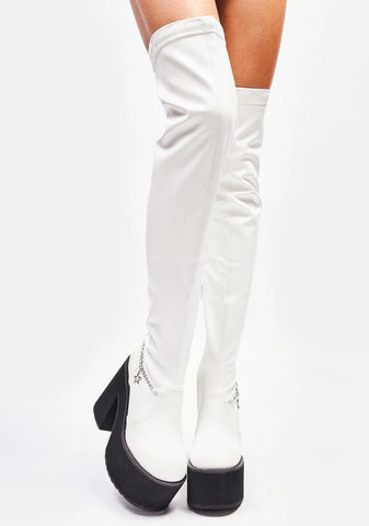 Angel Miss Socialite Thigh High Boots