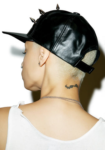 Death Spike Leather Hat