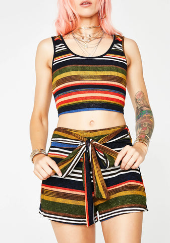 Deja Vu Striped Shorts