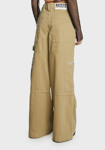 Stone Zip Sweeper Jeans