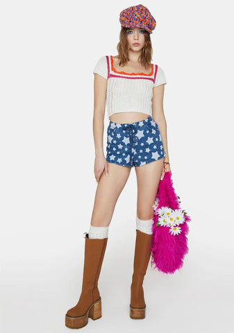 On The Radio Crochet Top