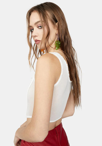 Allured Senses Sheer Bustier Top