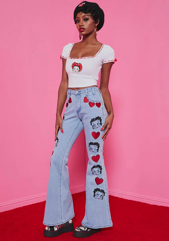 Bling Bling Boop Flare Jeans