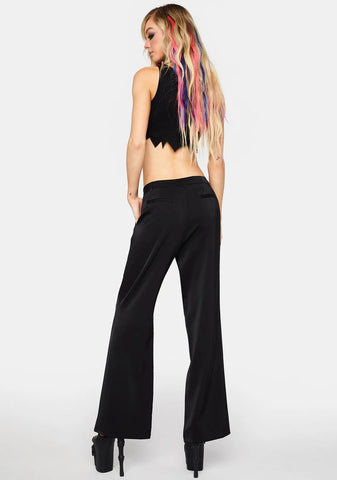 I Mean Business Flare Trousers