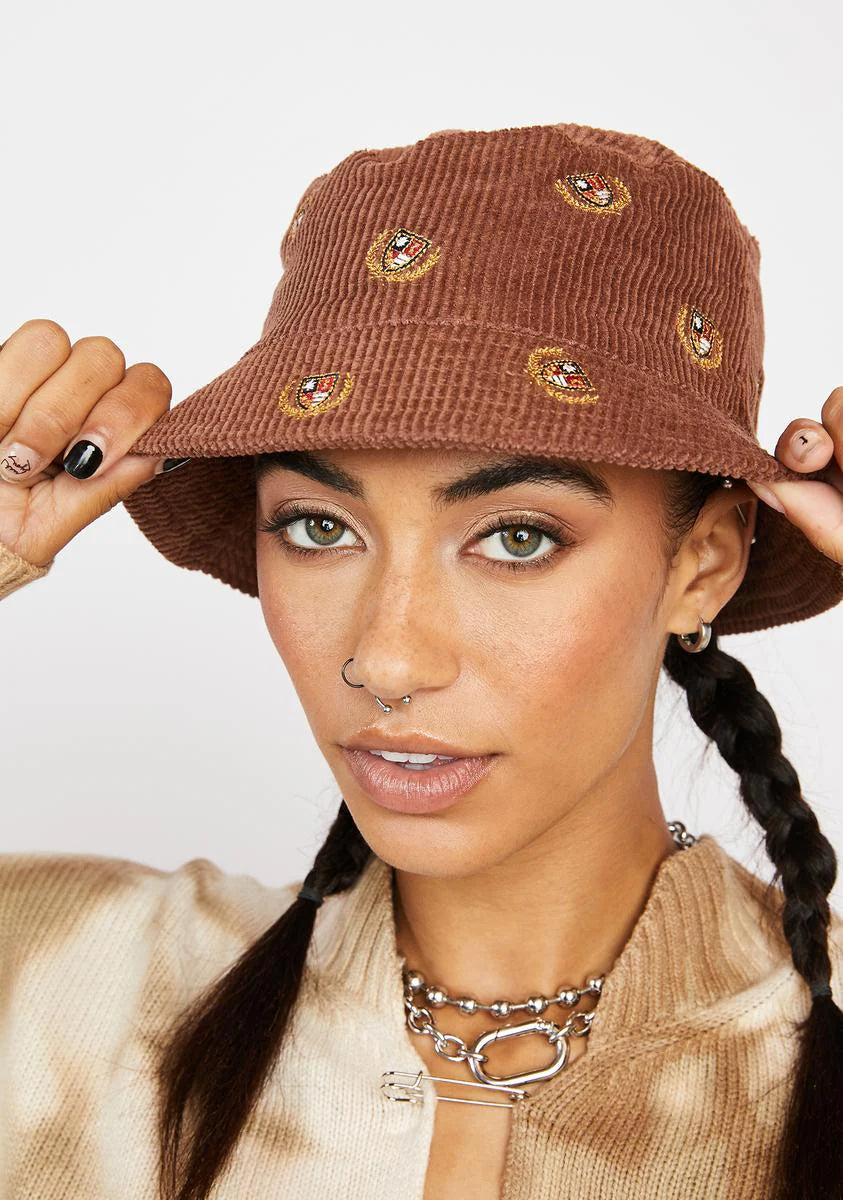 Cord BDG Crest Bucket Hat