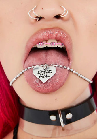 Dolls Kill Love Chain Necklace