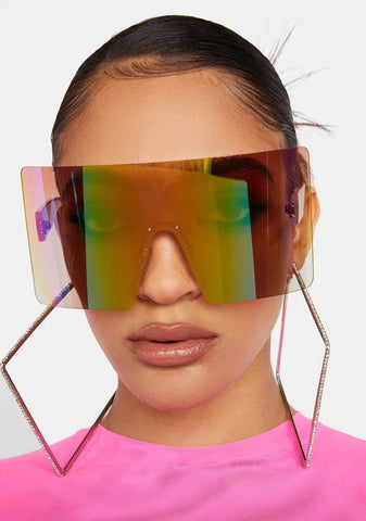 What U Want Oversized Sunglasses