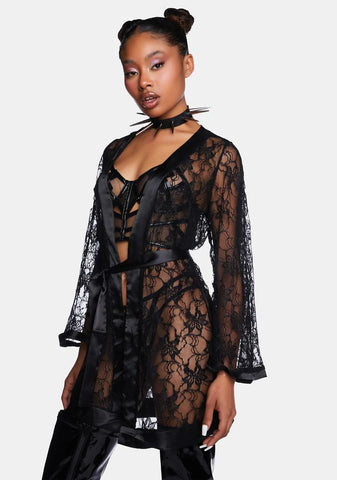 Obscene Fantasy Lace Robe
