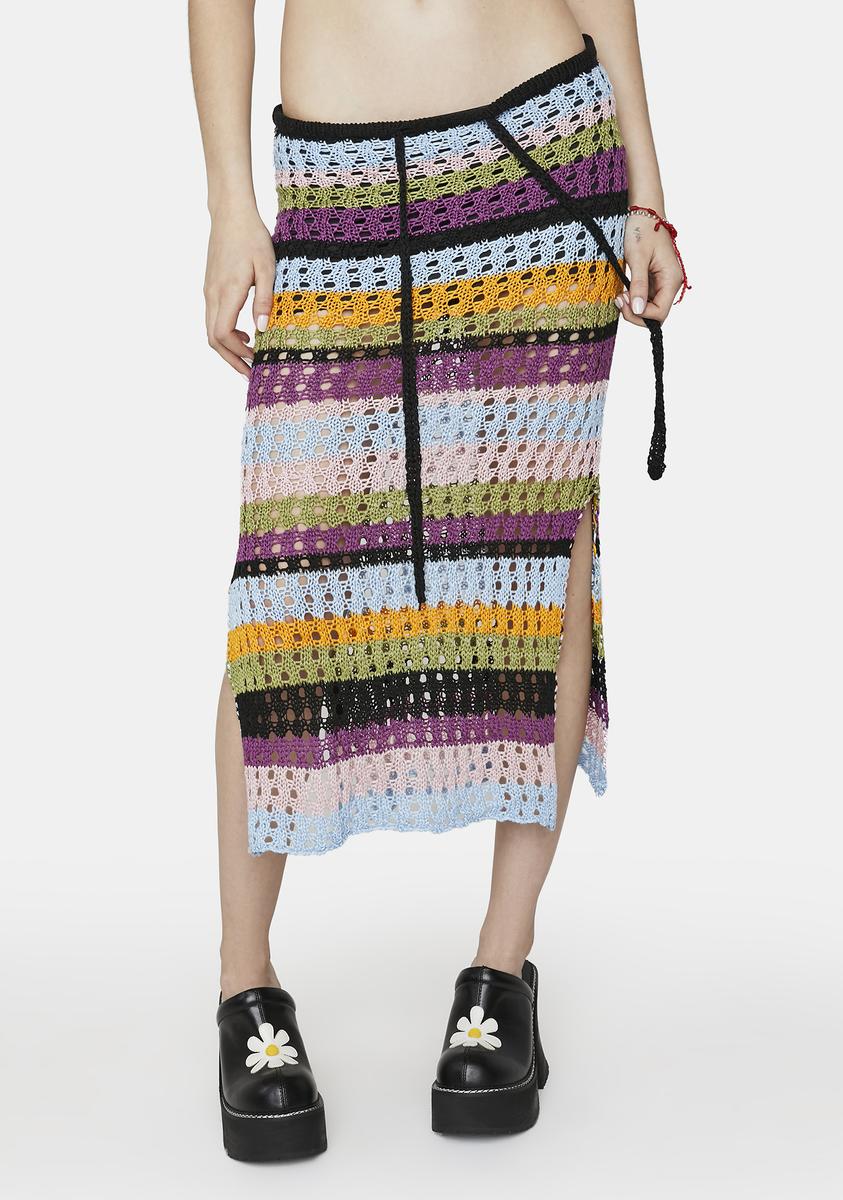 Really Keen Crochet Midi Skirt