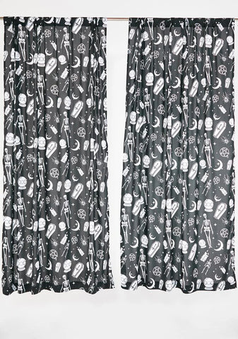 Embrace The Darkness Curtains
