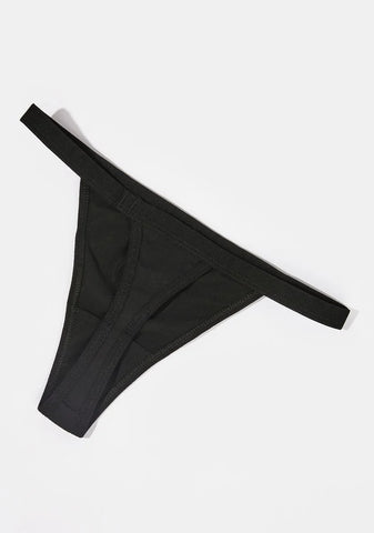 Cherry Rhinestone Thong