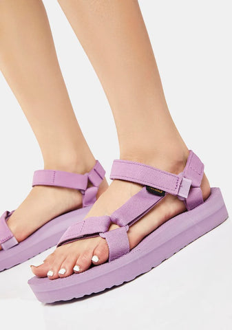 Dark Lavender Midform Universal Sandals