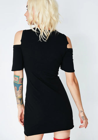 Hawky Cold Shoulder Dress