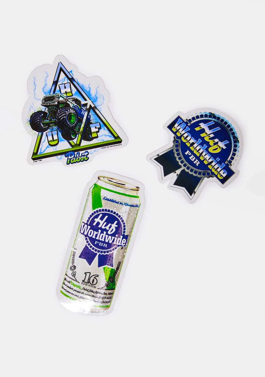 HUF X PBR Sticker Pack