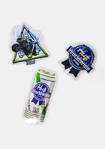 HUF X PBR Sticker Pack