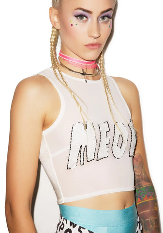 Meow Top - White