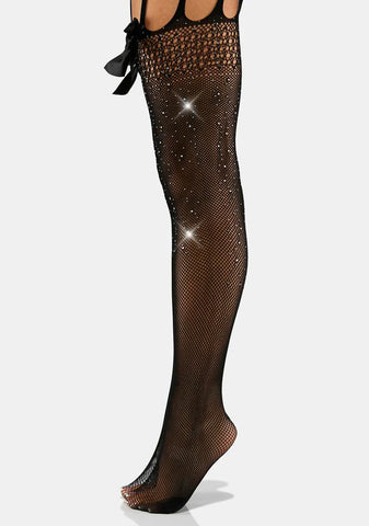 Midnight Sky Fishnet Tights