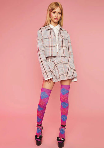 Top Marks Tweed Skirt