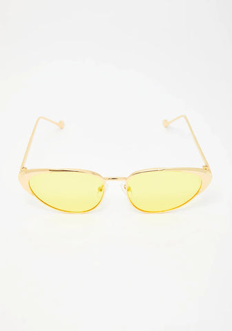 Caution Total Wannabe Cat Eye Sunglasses