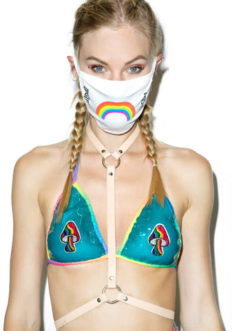 X Disguise Rainbow Face Mask