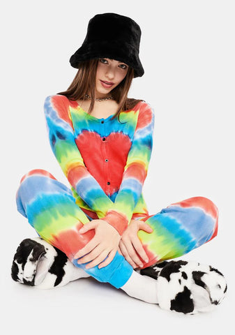 Chill In The Air Tie Dye Jumper