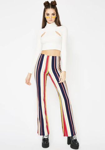 Shakedown Street Striped Flares