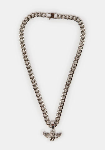Angel Extra Heavy Cuban Chain Necklace