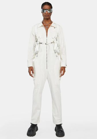 Compression Unisex Cargo Jumpsuit