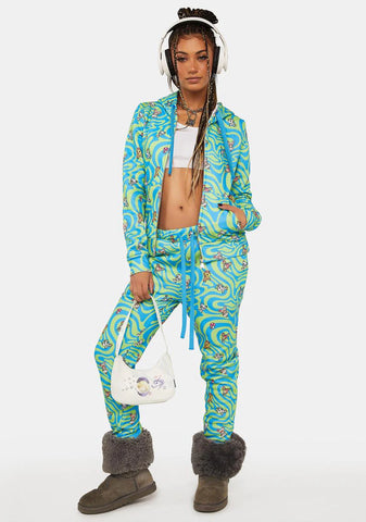 Groovy Zip-Up Hoodie