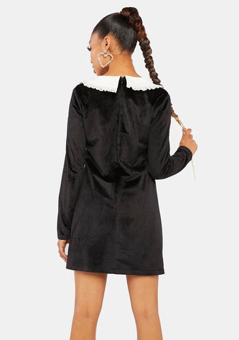 Aquarius Scoop Neck Mini Dress