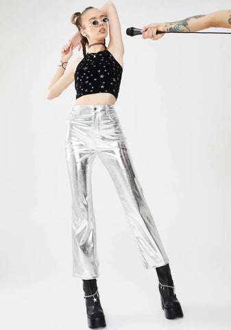 Claim To Fame Metallic Pants