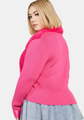 Plus Britney Knit Cardigan