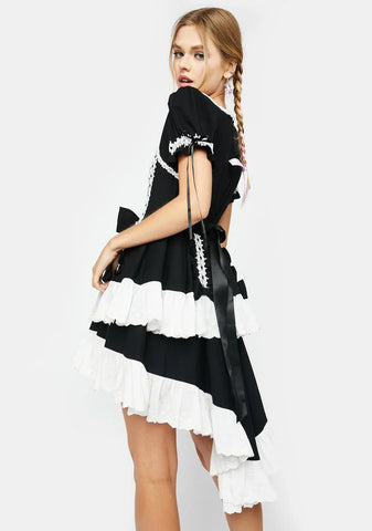 Noir Fancy A Slice Mini Dress