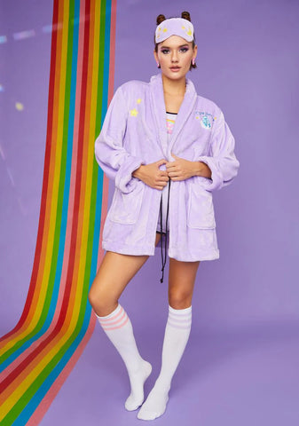 Cuddle Puddle Bedtime Robe And Eye Mask Set