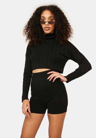 Always Slaying Knit Shorts Set
