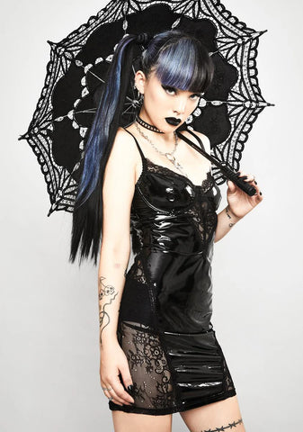 Twisted Desire Vinyl Dress