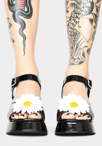 What's The Buzz Patent Heels