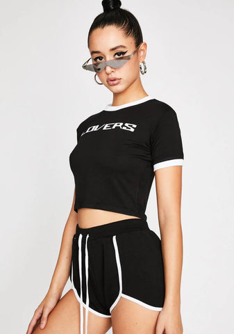 Luxe Lovers Hot Shorts Set