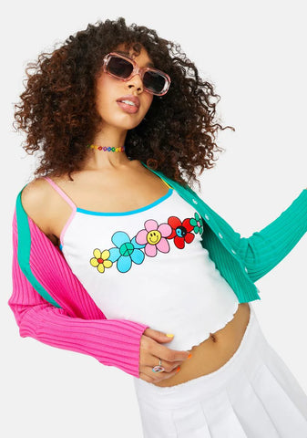 Changed My Mind Two Tone Ribbed Cardigan